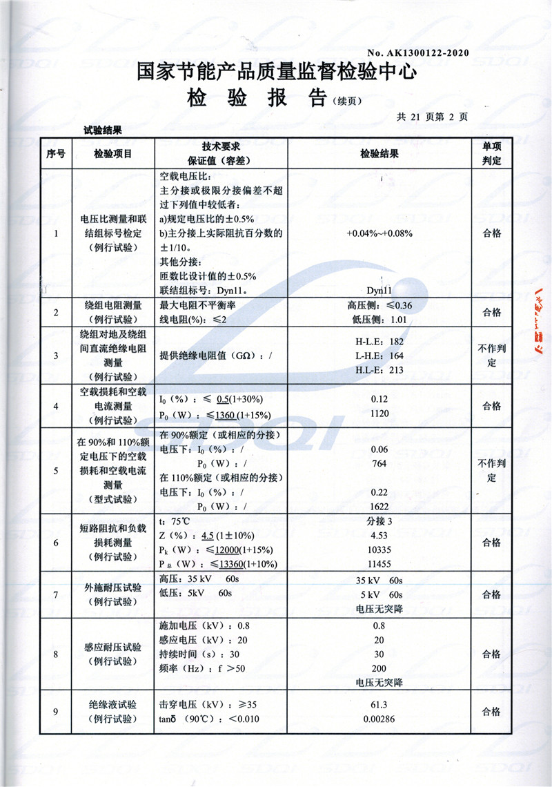 高低压试验报告-S11-1250巴州巴州巴州油浸式变压器-2.jpg